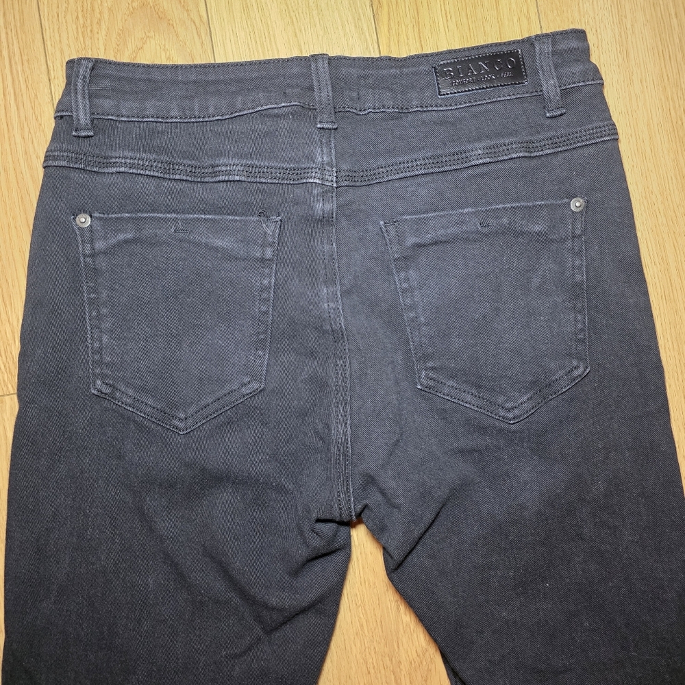Bianco Elena Flare Jeans With Hem Detail- 29 - Picture 7 of 10
